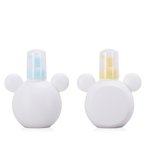Botella con forma de <span class=keywords><strong>mickey</strong></span> mouse para bebé, 250ml, 8oz, bomba de espuma de 28mm, dispensador de espuma de baño para champú, mousse, impresión personalizada - Product Image 5