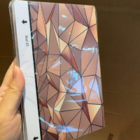 Pegatinas de lujo personalizadas para teléfonos móviles Adhesivos 3D Reief vinilo piel pegatina móvil trasero