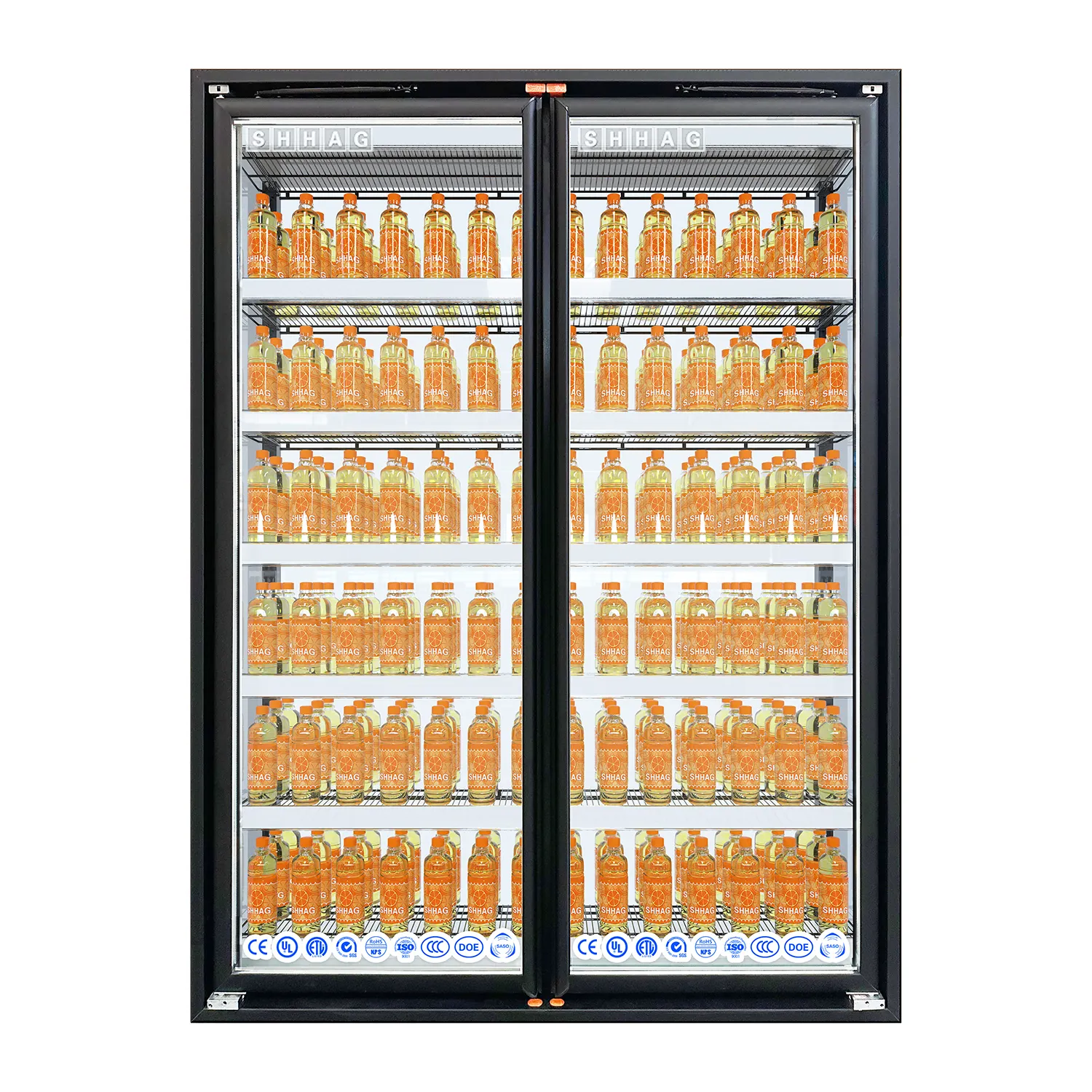 Walk-in cooler/freezer/upright fridge refrigerator glass doors