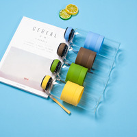 Bouteille d'eau en verre recyclé avec filtre, bouteille d'eau en verre à infuseur à thé, promotion, borosilicate avec acier inoxydable 550ML
