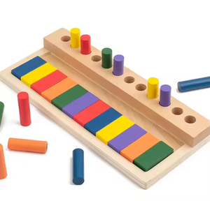 Autisme jouets éducatifs sensoriels jouets éducatifs <span class=keywords><strong>en</strong></span> <span class=keywords><strong>bois</strong></span> pour enfants d'âge préscolaire autre bébé éducation précoce boîte à <span class=keywords><strong>outils</strong></span> souvenirs jouets - Product Image 1