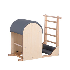 Ensemble de cinq échelles de Pilates en érable durables pour les studios de <span class=keywords><strong>yoga</strong></span> commerciaux, équipement d'entraînement d'étirement, <span class=keywords><strong>posture</strong></span> féminine - Product Image 1