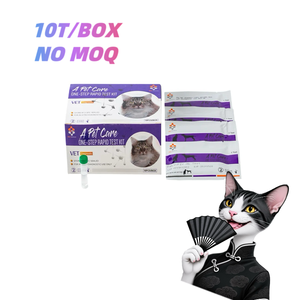 고양이 파보 바이러스 칼시 바이러스 코로나 바이러스 포진 4 가지 방법 맞춤형 키트 FPV + FCOV + FCV + FHV 수의학 신속 검사 - Product Image 5