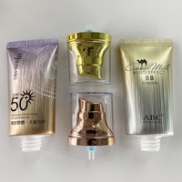 Kosong 100ML 120ML 150ml 5 oz Remas lembut tabung kosmetik kemasan krim pompa pengap tubuh tabung Losion