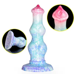 Dildo realista enorme de silicone, brinquedo sexual feminino macio para pênis, oem/mm