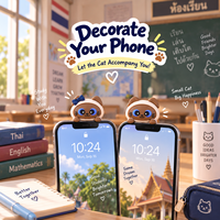 Mini figurine décorative personnalisée DIY sur mesure, chat thaïlandais siamois, pour téléphone, ordinateur portable, étudiant