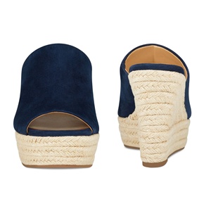2020 di modo di peep toe sandalo scarpe di <span class=keywords><strong>paglia</strong></span> della piattaforma del Cuneo <span class=keywords><strong>ciabatte</strong></span> per le donne e le signore pantofole - Product Image 5