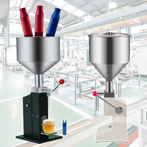 Para A03 Manual cosmético líquido pistón máquina de brillo de labios 5-50ml rango 1000BPH 200BPH 304SS botellas de vidrio y papel leche/pasta/aceite - Product Image 6