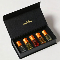 Boîte cadeau personnalisée pour flacon d'attar Oud, emballage vide pour Oud, impression de logo sur mesure