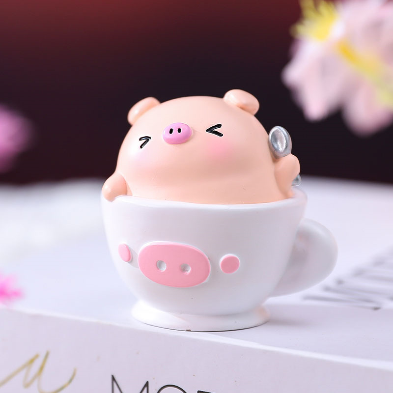 -13 cochons tasses à thé