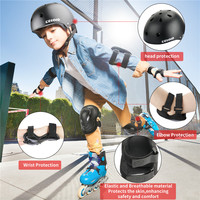 Casque de vélo et de roller pour enfants et adultes, équipement de protection ABS pour sports de glisse avec coussinets résistants aux chocs