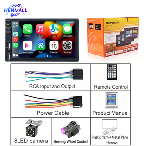 HENMALL evrensel 7 inç MP5 araba <span class=keywords><strong>Stereo</strong></span> radyo yedek komple kurulum seti çerçeve en popüler araba modelleri için uyar - Product Image 6