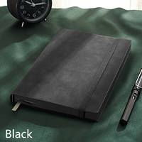 Cuaderno A5 personalizado con 100 páginas interiores, correa de cuero PU y forro blanco marfil animado, Bloc de notas creativo para oficina
