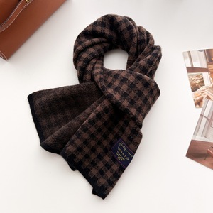 Nuevo estilo <span class=keywords><strong>Polo</strong></span> <span class=keywords><strong>Norte</strong></span> ocio todo-fósforo mezclado poliéster largo Plaid bufanda mujer invierno cálido cuello calentador secado rápido - Product Image 4