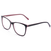 Monture de lunettes optiques Elan Optical RD26106, meilleure vente, monture ronde œil de chat, monture intégrale, lunettes optiques en acétate pour femmes, écologiques, sans peinture