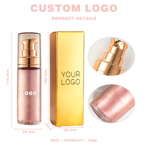 Maquillaje Personalizado MLM, Nuevo Iluminador Corporal Brillante, Bronceador Líquido con Brillo Resistente al Agua, No Tóxico, Multicolor - Product Image 5