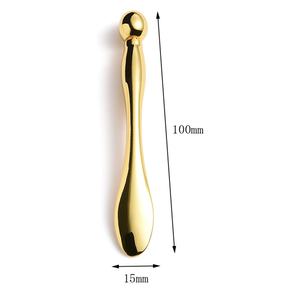 Herramienta de Masaje Facial de Metal Dorado Personalizable de Fábrica, Dispositivo para Lifting Facial - Product Image 3
