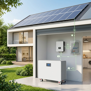 Batterie de stockage d'énergie empilable 51,2 V pour la maison, 100 Ah 200 Ah, extensible, pour autres véhicules, station de charge hors réseau, sortie 0-5 kWh - Product Image 5