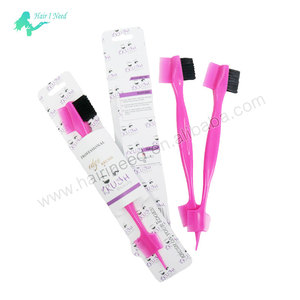 Bonnets de <span class=keywords><strong>cheveux</strong></span> réversibles en <span class=keywords><strong>satin</strong></span> de soie avec logo personnalisé et emballage individuel 3 en 1 Brosse de contrôle des bords avec emballage personnalisé - Product Image 4