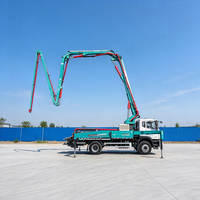 Pompe à béton diesel haute performance 37m avec roulement de moteur et pompe à huile principale 190ml/r, et tuyau de transport résistant à l'usure pour béton