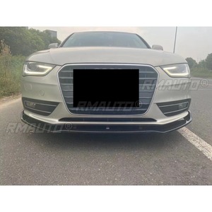 สำหรับ Audi A4 ปี 2013-2016 ชุดแต่งกันชนหน้ารถยนต์ สีดำเงา อุปกรณ์เสริมรถยนต์ ชิ้นส่วนตกแต่งกันชน - Product Image 5