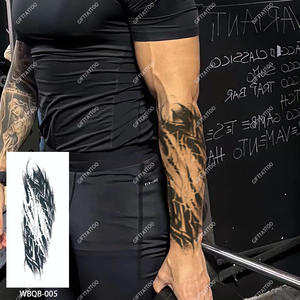 สติกเกอร์รอย<span class=keywords><strong>สัก</strong></span>ชั่วคราวลายดอกไม้เหมือนจริงจากพืช แบบกึ่งถาวร - Product Image 3