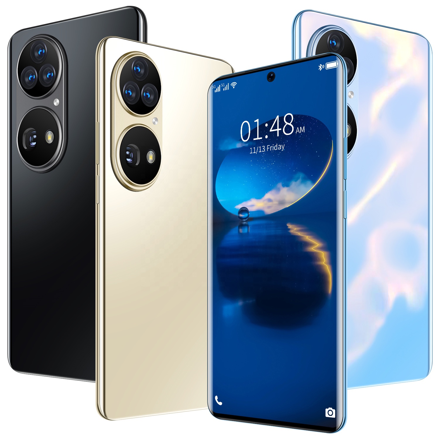 P50 Pro 7.3 Inch H-D Full Screen Smart Phone - 16GB+512GB