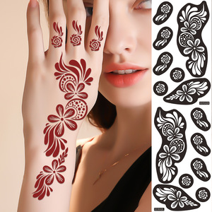 Cơ Thể Đẹp nghệ thuật Hollow Tattoo Stencil Stickers được sử dụng với Henna cơ thể hình xăm stencils không thấm nước và Sweatproof cho trang trí - Product Image 1