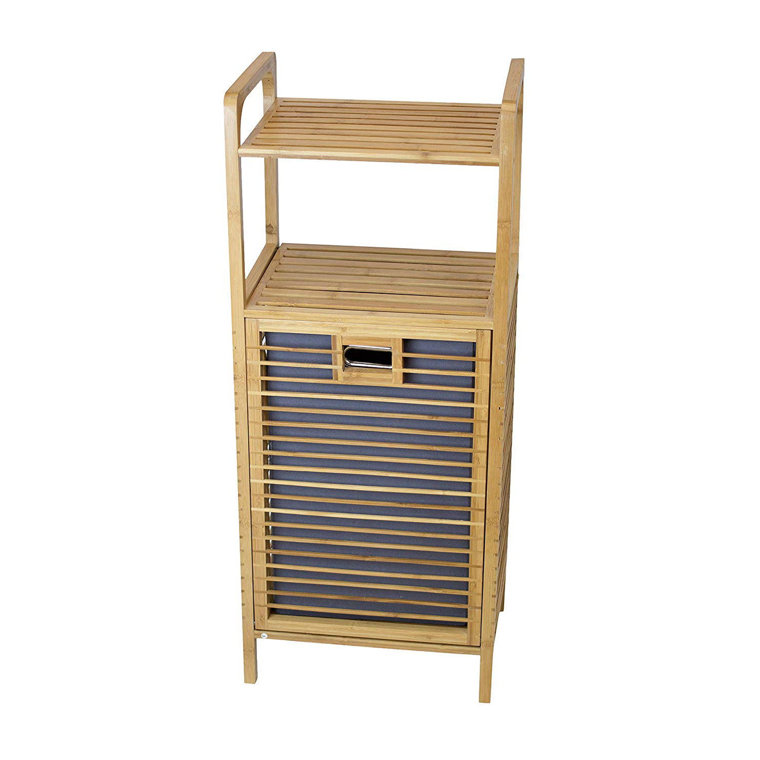 Fujian 100% Бамбуковая полка для хранения в ванной комнате, корзина, шкаф