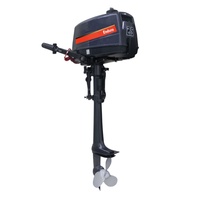 Moteur hors-bord portable ultra léger 9,7 kg 2,5 CV 2 temps pour bateau pneumatique kayak