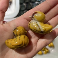 Vente en gros de sculptures d'animaux en cristal de Mookaite jaune naturelle, artisanat en pierre précieuse pour la décoration intérieure