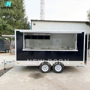 QD yenidoğan kahve römork avustralya cafe mobil gıda kamyonu çift katlı römork mobil restoran tasarım ikram servisi treyleri - Product Image 5
