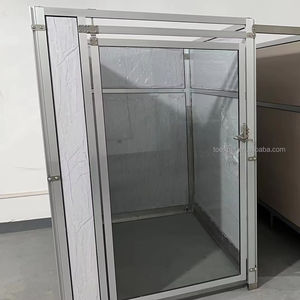 กรงสุนัข304ทำจากพีวีซีแบบทึบมีช่องระบายน้ำด้านหน้าทำจากกระจก - Product Image 3