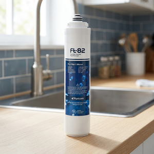 Cartucho de Filtro de Agua Potable por Ósmosis Inversa Puricom de 10 Pulgadas, Desechable, Microfiltro 5u, Hecho en Taiwán, FT-82T4, 1 Año de Garantía - Product Image 3
