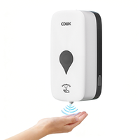 Dispenser Pembersih Tangan Cair Otomatis Tanpa Sentuh, Terpasang di Dinding, Sensor Cerdas, Dispenser Sabun Otomatis 1000ml, Busa