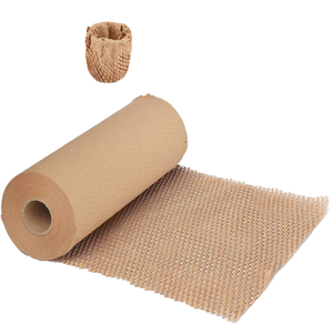 Rollo de Papel de Panal de Abeja Reciclable de 10 Pulgadas y 100 Metros, Fabricado en India, para Envío, Mudanza, Embalaje y Envoltura de Regalos, Disponible para la Venta - Product Image 1