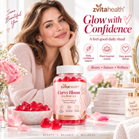 Gummies pour la poitrine à marque privée, extrait de Maca et de Fenugrec, supplément végétalien pour le rehaussement des hanches et l'agrandissement des fesses, OEM