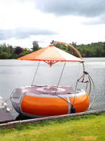 Plateforme de divertissement aquatique extérieure personnalisable et tendance en forme de donut pour fêtes aquatiques et jeux aquatiques