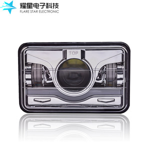 Flare Star Electronic 4X6 <b>Led</b> <b>Headlight</b> 45W 30000Lm 6000K 12V Universal Fit For Truck Retrofit Upgrade - Product Image 1