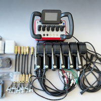 Commutateur de commande radio sans fil proportionnel à 6 fonctions pour grue, 12 V CC pour la construction