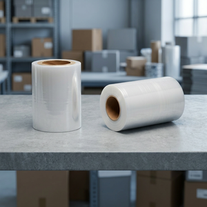 Film étirable à fente pré-découpé en LDPE de qualité alimentaire, écologique, pour emballage manuel étroit, prix usine, vente en gros - Product Image 1