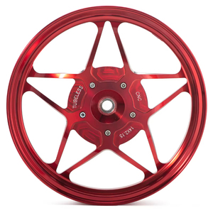 Offre Spéciale personnalisé moto coulée roues CNC Scooter modifié alliage Sport jante pour Vario Click Bea Mio 3 Honda Yamaha - Product Image 1