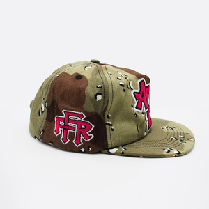 Custom 5 Panel Unstructured Hat Camo Color with 3D Embroidery Logo Letter Sports Outdoor Image Baseball <strong>Cap</strong> <strong>Snap</strong> Back Hat - Product Image 4