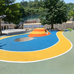 Custom Colored EPDM <b>Rubber</b> Granules Rich Color Options Pattern Designable <b>Flooring</b> For Themed Playground Kindergarten Kids Area - Product Image 2
