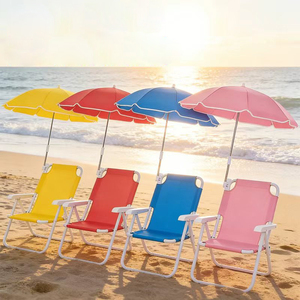 <span class=keywords><strong>Sombrilla</strong></span> <span class=keywords><strong>de</strong></span> <span class=keywords><strong>Playa</strong></span> para Niños con Protección Solar, Multiángulo Ajustable, <span class=keywords><strong>Silla</strong></span> <span class=keywords><strong>de</strong></span> <span class=keywords><strong>Playa</strong></span> Infantil con <span class=keywords><strong>Sombrilla</strong></span> - Product Image 1