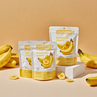 Fournisseur Chinois de Sacs D'Emballage Refermables en Aluminium avec Logo Personnalisé pour Chips de Pomme de Terre, Chips de Plantain et Chips de Banane