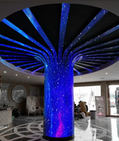 Écran LED flexible de qualité muséale, module souple P3 P4 pour galeries courbes, murs d'art en spirale et expositions immersives