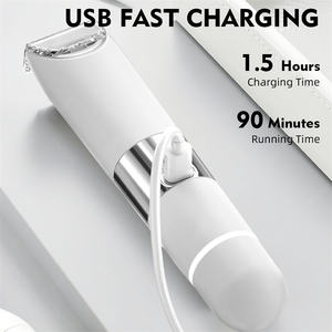 Tondeuse électrique 2-en-1 pour <span class=keywords><strong>femme</strong></span>, double tête, étanche, rechargeable, pour le corps et le <span class=keywords><strong>maillot</strong></span>, avec manuel en anglais - Product Image 6