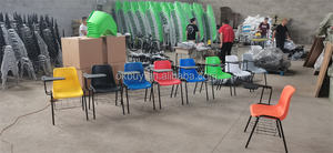 เก้าอี้ฝึกอบรม<span class=keywords><strong>พลาสติก</strong></span>ทันสมัย ทนทาน พร้อมแท็บเล็ตเขียนหนังสือและชั้นวางหนังสือแบบเคลื่อนย้ายได้ <span class=keywords><strong>โครง</strong></span>โลหะ สำหรับโรงเรียนและสำนัก<span class=keywords><strong>งาน</strong></span>ที่บ้าน - Product Image 5