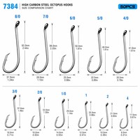 Anzuelo de pesca de acero con alto contenido de carbono, con púas, individual, paquete a granel - Activos de listado en Alibaba.com